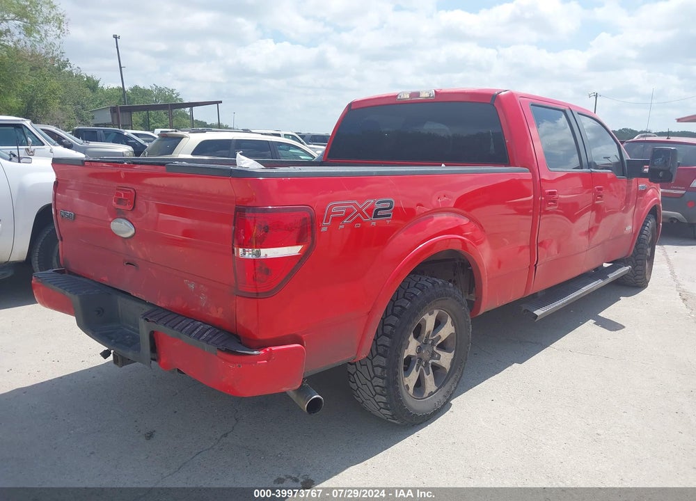 2012 FORD F-150 FX2 VIN: 1FTFW1CT6CFA04110