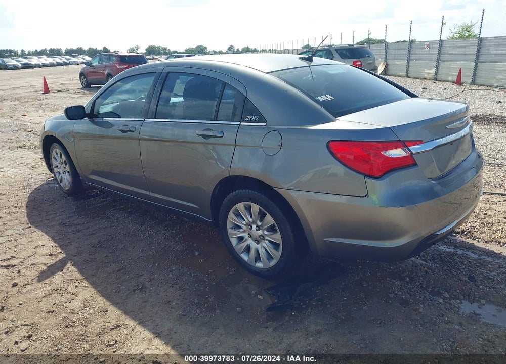 2012 CHRYSLER 200 LX VIN: 1C3CCBAB8CN201883