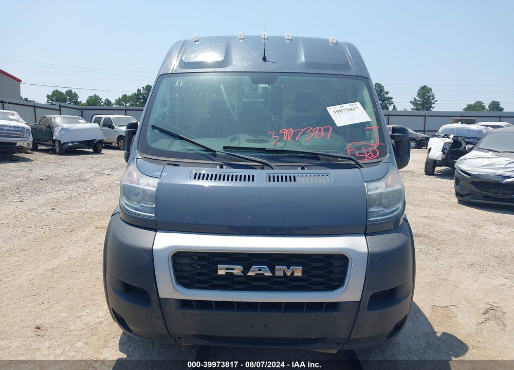 2020 RAM PROMASTER 3500 CARGO VAN HIGH ROOF 159 WB EXT VIN: 3C6URVJG6LE112739
