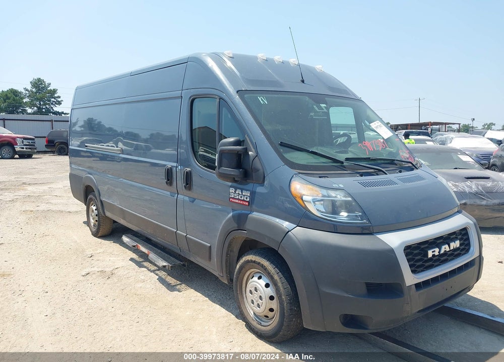 2020 RAM PROMASTER 3500 CARGO VAN HIGH ROOF 159 WB EXT VIN: 3C6URVJG6LE112739