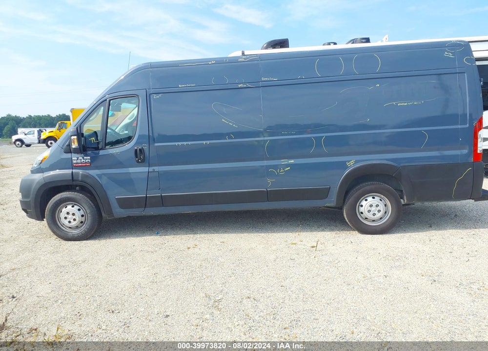 2020 RAM PROMASTER 3500 CARGO VAN HIGH ROOF 159 WB EXT VIN: 3C6URVJG5LE124946