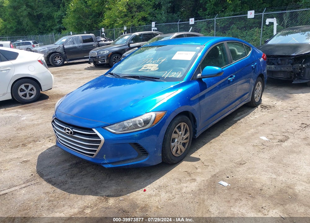 2018 HYUNDAI ELANTRA SE VIN: 5NPD74LF1JH221616