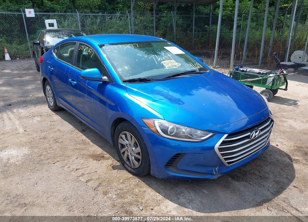 2018 HYUNDAI ELANTRA SE VIN: 5NPD74LF1JH221616