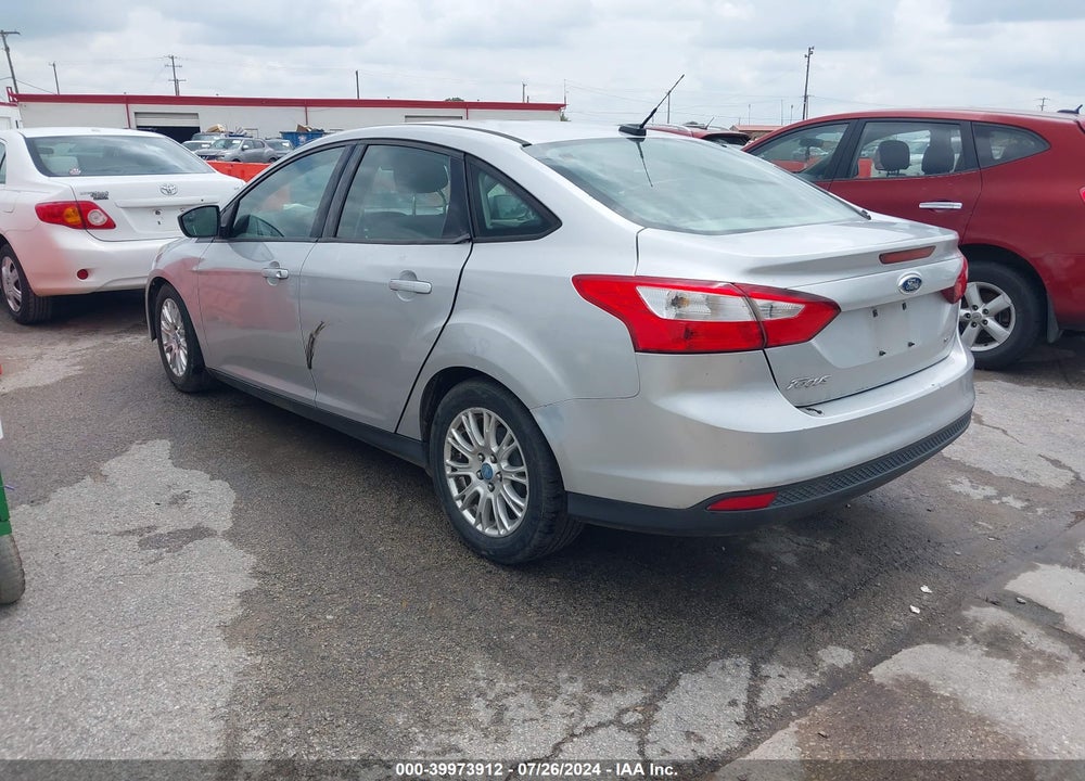 2012 FORD FOCUS SE VIN: 1FAHP3F28CL107895