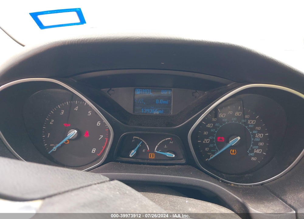 2012 FORD FOCUS SE VIN: 1FAHP3F28CL107895