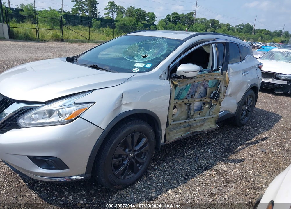2017 NISSAN MURANO VIN: 5N1AZ2MH8HN142631