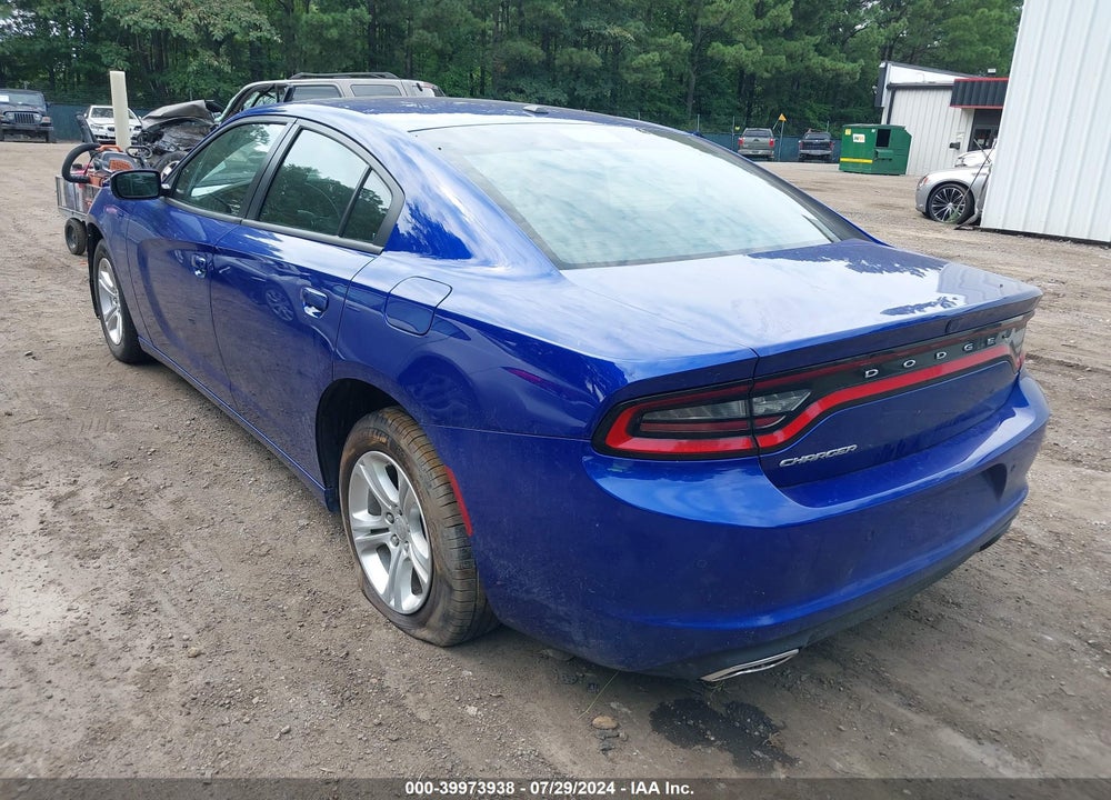 2022 DODGE CHARGER SXT RWD VIN: 2C3CDXBG5NH201548