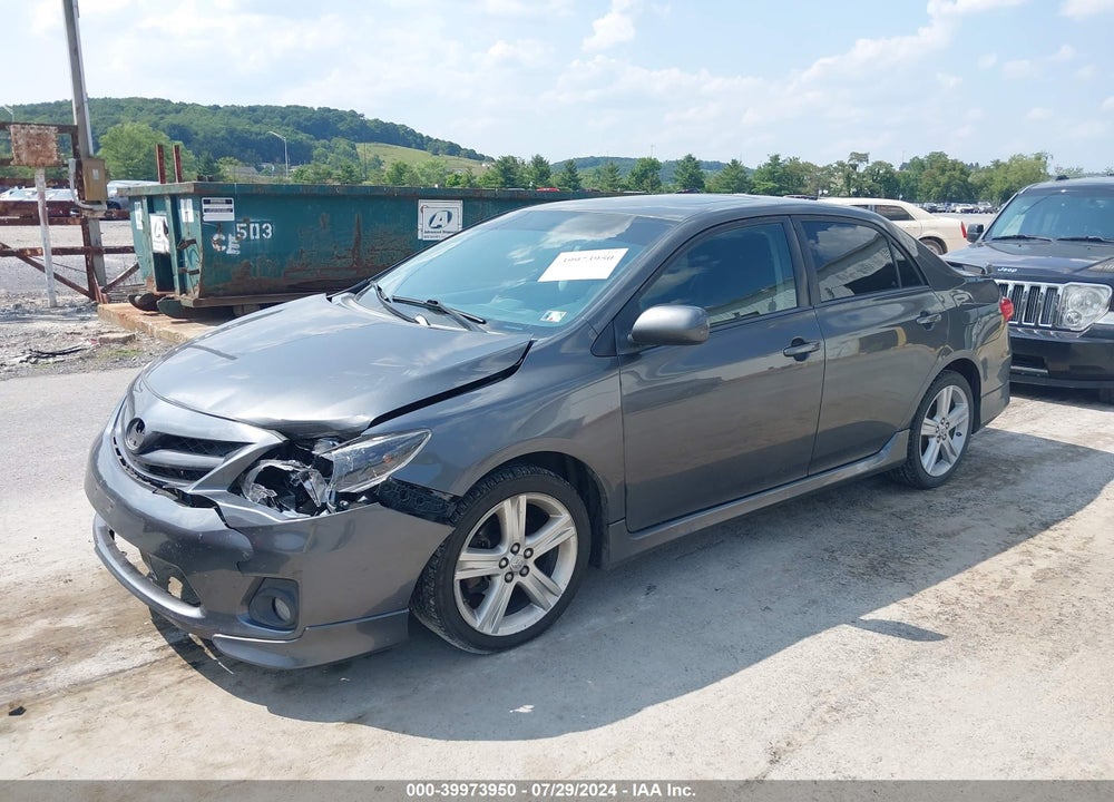 2013 TOYOTA COROLLA S VIN: 2T1BU4EE3DC950373