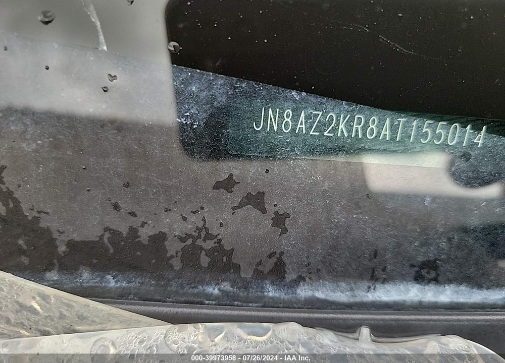 2010 NISSAN CUBE 1.8S VIN: JN8AZ2KR8AT155014