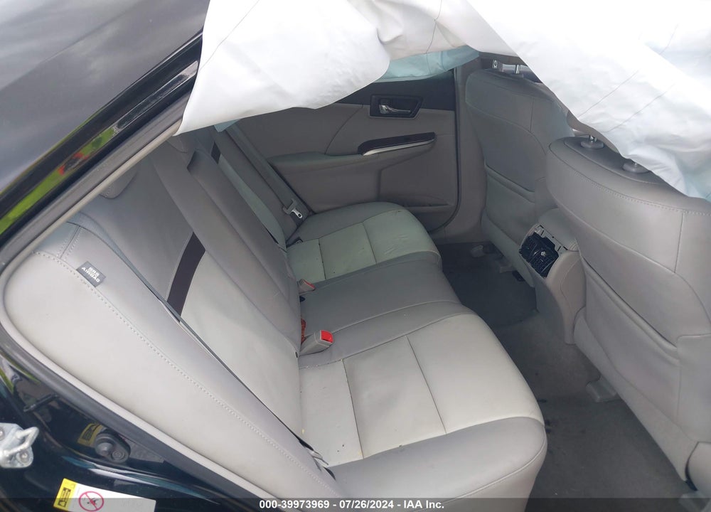 2012 TOYOTA CAMRY XLE V6 VIN: 4T1BK1FKXCU513427