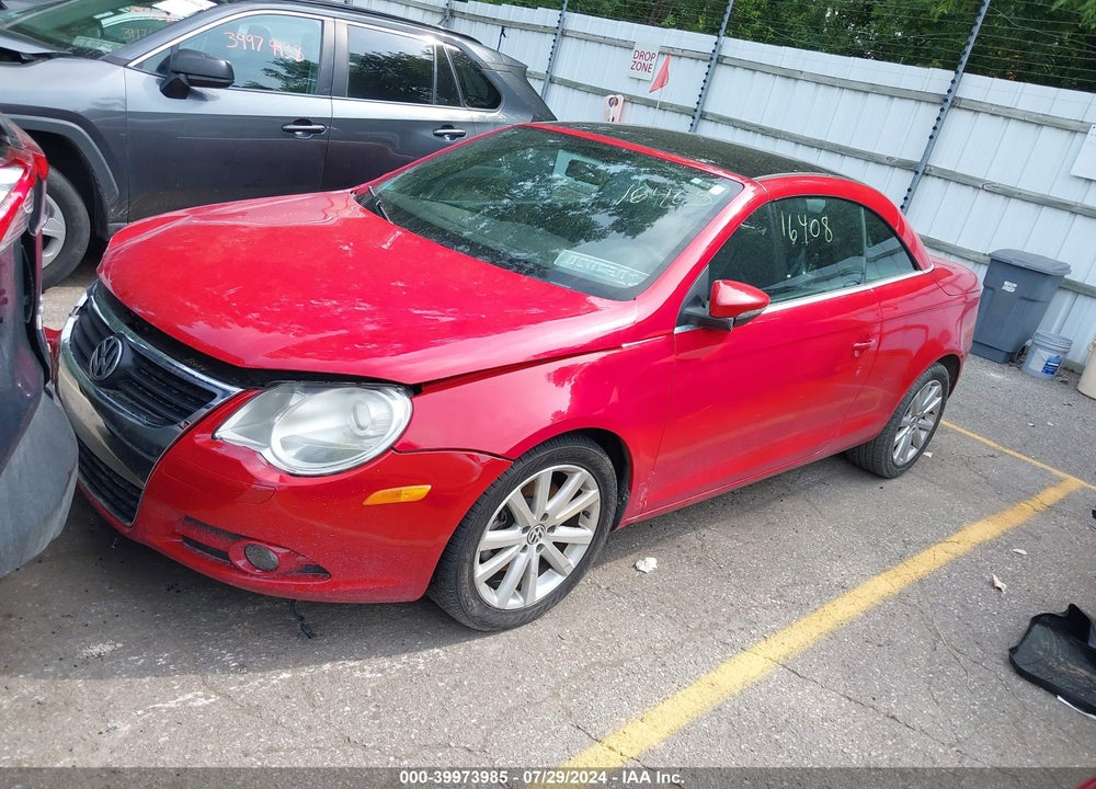2009 VOLKSWAGEN EOS KOMFORT VIN: WVWBA71F99V016408