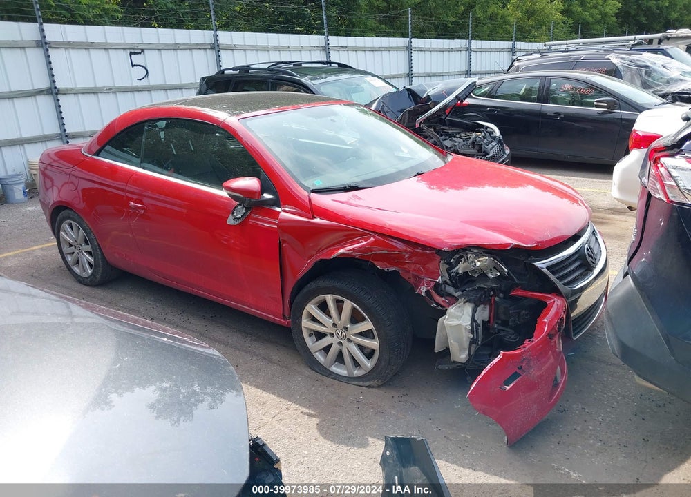 2009 VOLKSWAGEN EOS KOMFORT VIN: WVWBA71F99V016408