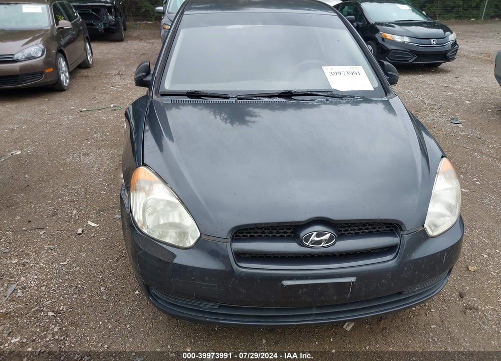 2007 HYUNDAI ACCENT GS VIN: KMHCM36CX7U033736