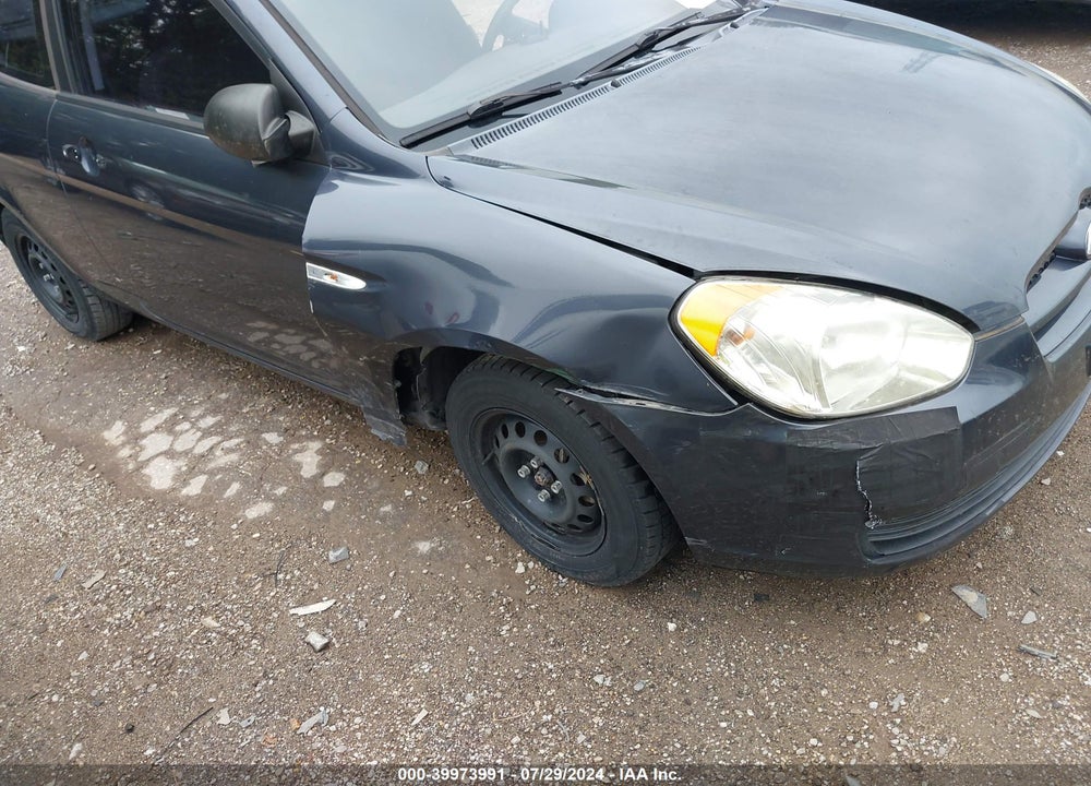 2007 HYUNDAI ACCENT GS VIN: KMHCM36CX7U033736