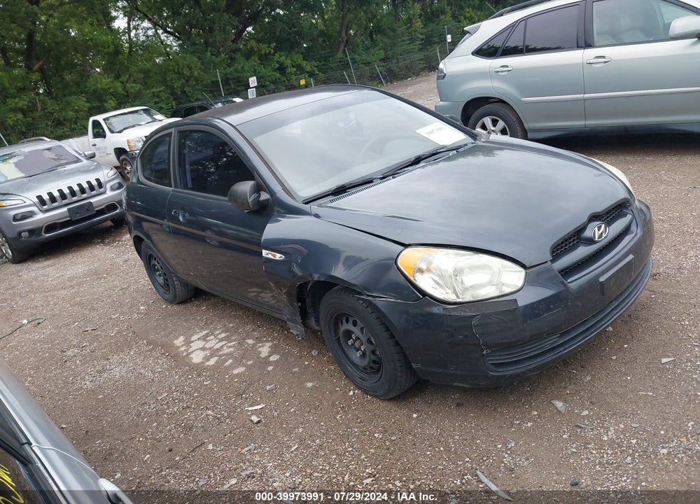 2007 HYUNDAI ACCENT GS VIN: KMHCM36CX7U033736
