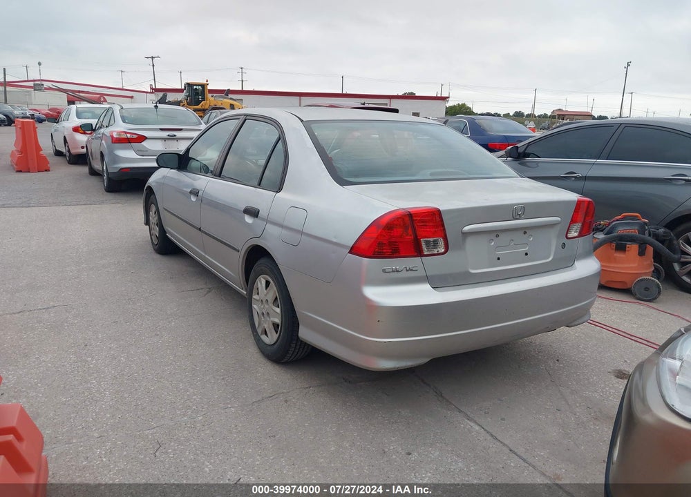 2005 HONDA CIVIC VP VIN: 2HGES163X5H507399