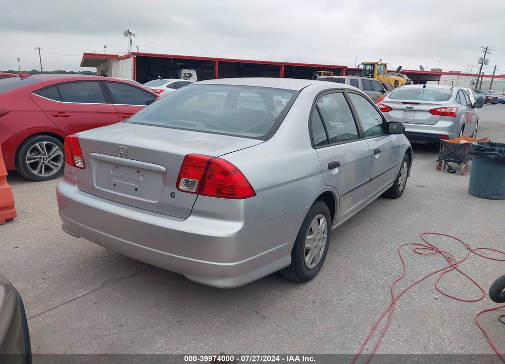 2005 HONDA CIVIC VP VIN: 2HGES163X5H507399