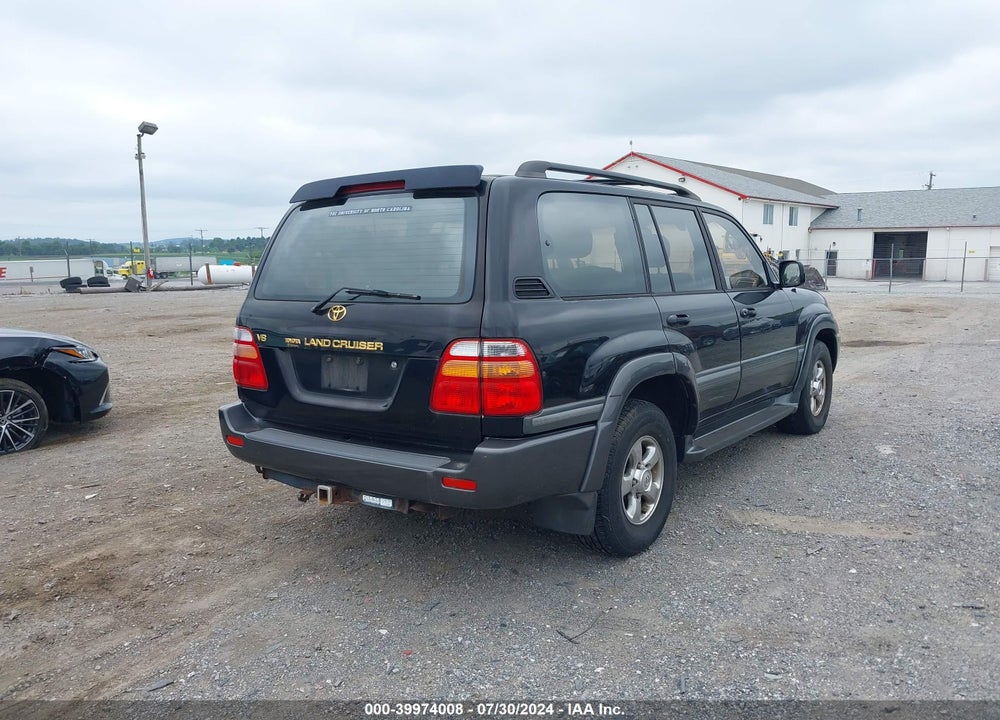 2001 TOYOTA LAND CRUISER VIN: JTEHT05J912001600