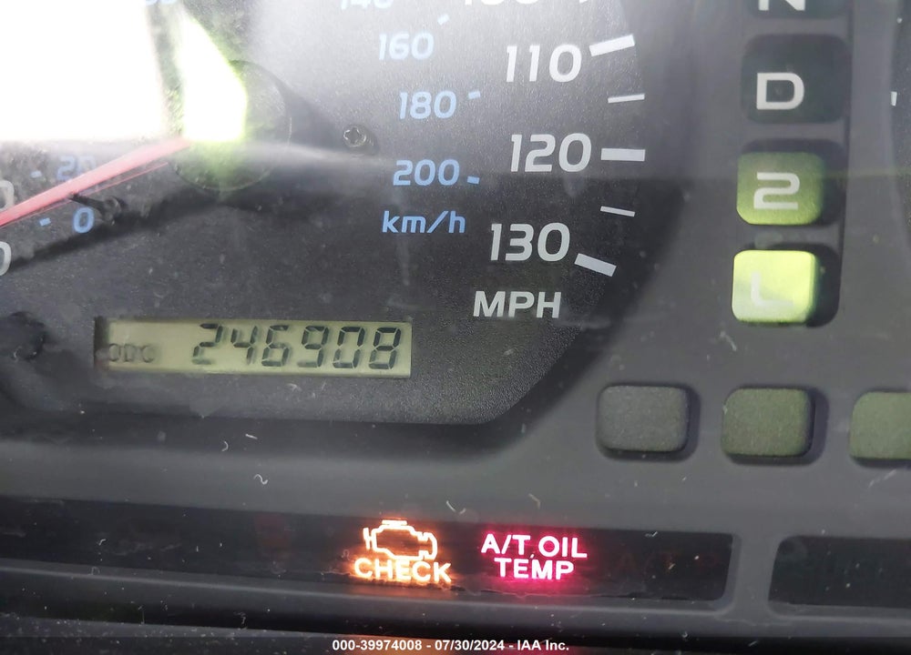 2001 TOYOTA LAND CRUISER VIN: JTEHT05J912001600