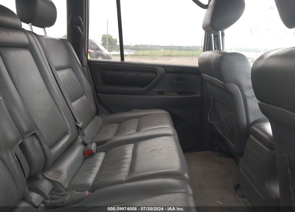 2001 TOYOTA LAND CRUISER VIN: JTEHT05J912001600