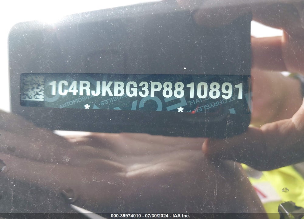 2023 JEEP GRAND CHEROKEE L LIMITED 4X4 VIN: 1C4RJKBG3P8810891