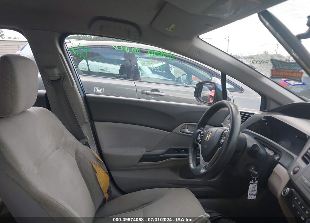 2012 HONDA CIVIC LX VIN: 2HGFB2F57CH563969