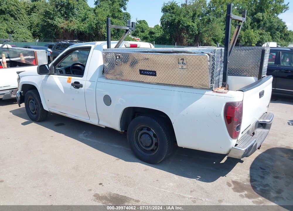 2007 CHEVROLET COLORADO WORK TRUCK VIN: 1GCCS149278128256