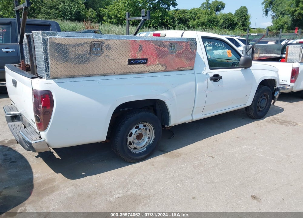 2007 CHEVROLET COLORADO WORK TRUCK VIN: 1GCCS149278128256