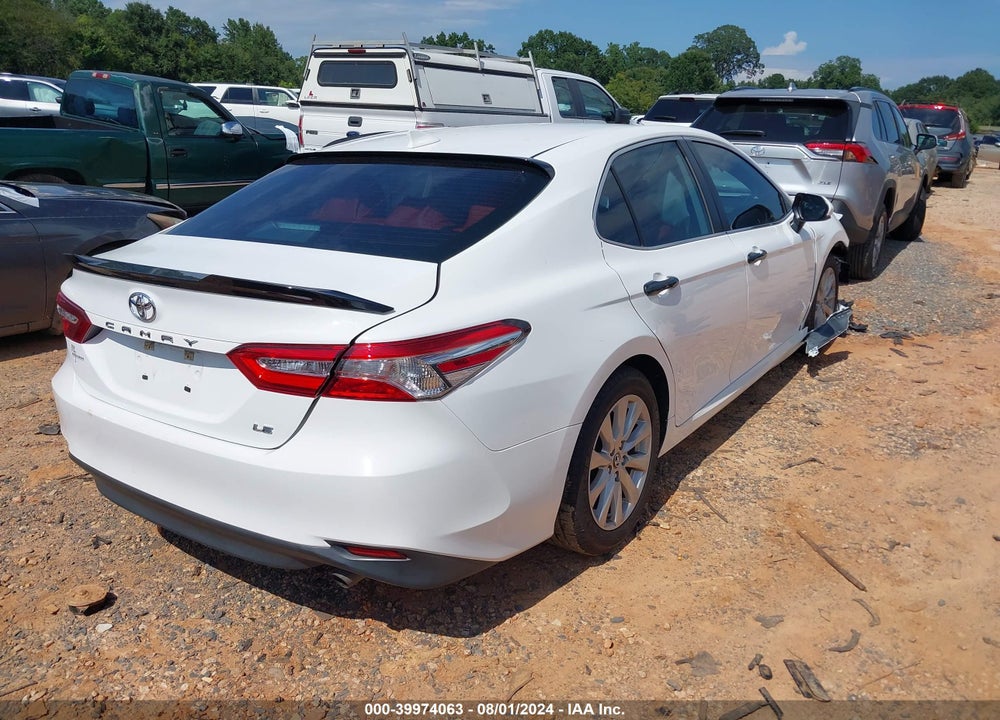 2019 TOYOTA CAMRY LE VIN: 4T1B11HKXKU752989
