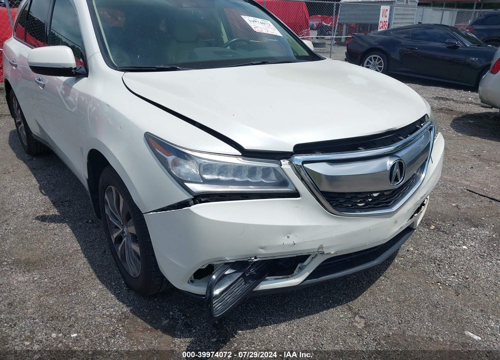 2015 ACURA MDX TECHNOLOGY PACKAGE VIN: 5FRYD3H41FB010772