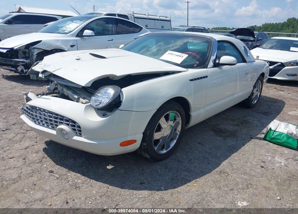 2002 FORD THUNDERBIRD VIN: 1FAHP60A82Y122738