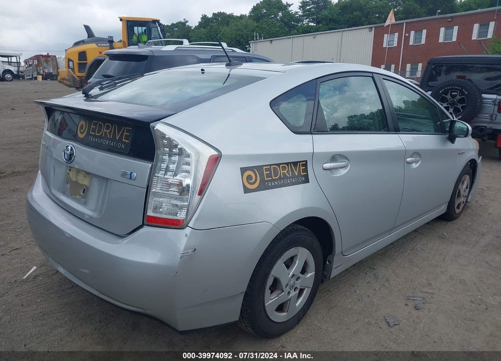 2011 TOYOTA PRIUS THREE VIN: JTDKN3DU5B0299254