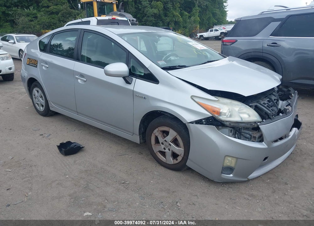 2011 TOYOTA PRIUS THREE VIN: JTDKN3DU5B0299254