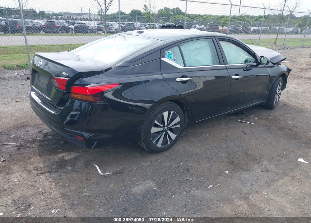 2022 NISSAN ALTIMA SV FWD VIN: 1N4BL4DVXNN374001