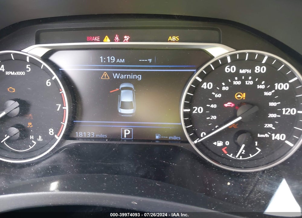 2022 NISSAN ALTIMA SV FWD VIN: 1N4BL4DVXNN374001