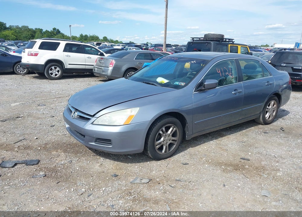 2007 HONDA ACCORD 2.4 EX VIN: 1HGCM567X7A072199