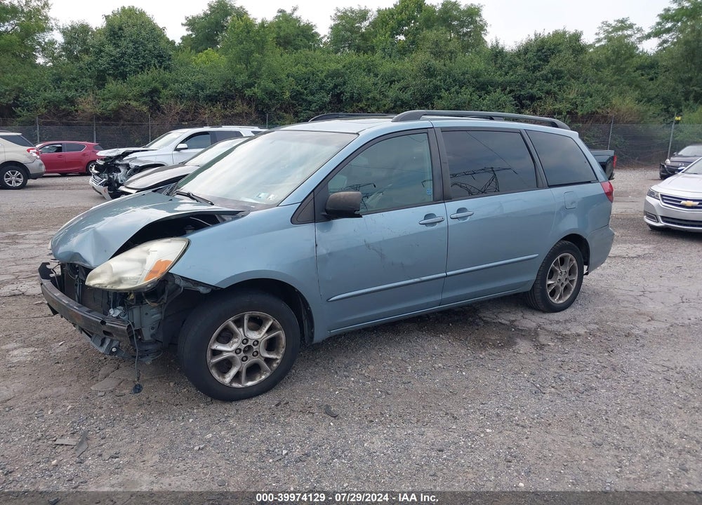 2005 TOYOTA SIENNA XLE VIN: 5TDZA22C25S342058