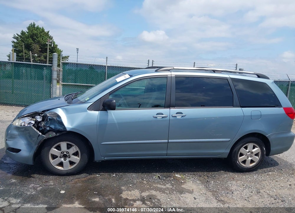 2007 TOYOTA SIENNA LE VIN: 5TDZK23C27S079620