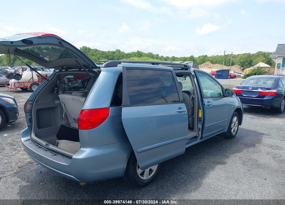 2007 TOYOTA SIENNA LE VIN: 5TDZK23C27S079620