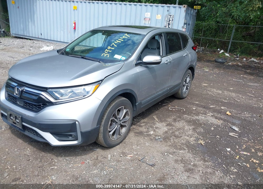 2022 HONDA CR-V AWD EX VIN: 2HKRW2H54NH615551