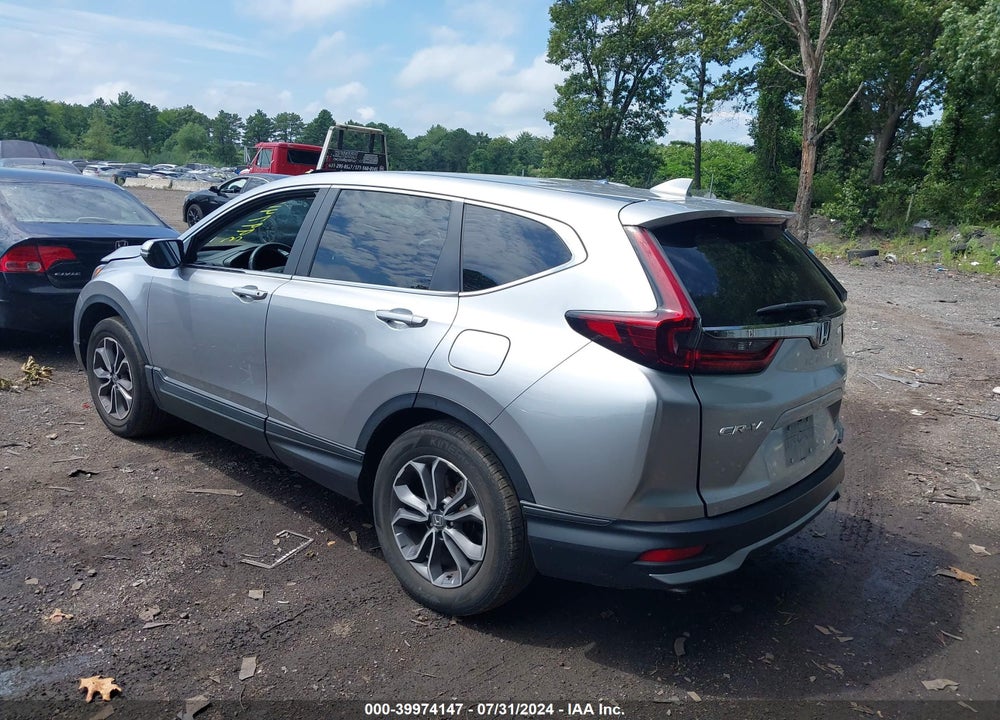2022 HONDA CR-V AWD EX VIN: 2HKRW2H54NH615551