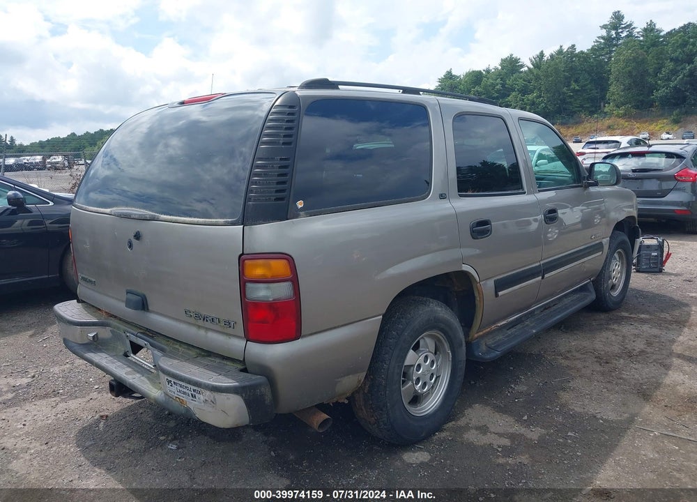 2001 CHEVROLET TAHOE LS VIN: 1GNEK13T71J181810