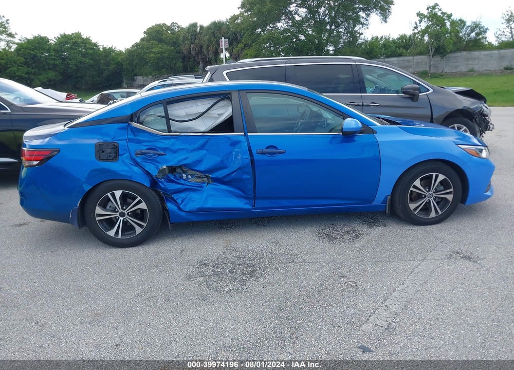 2022 NISSAN SENTRA VIN: 3N1AB8CV5NY220383
