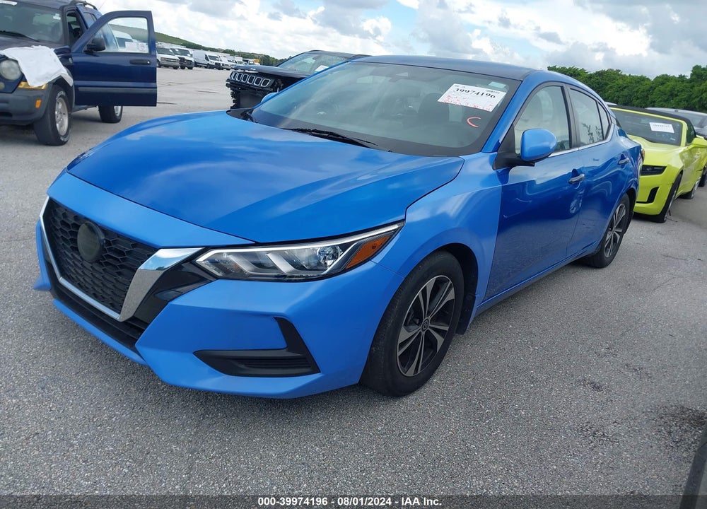 2022 NISSAN SENTRA VIN: 3N1AB8CV5NY220383