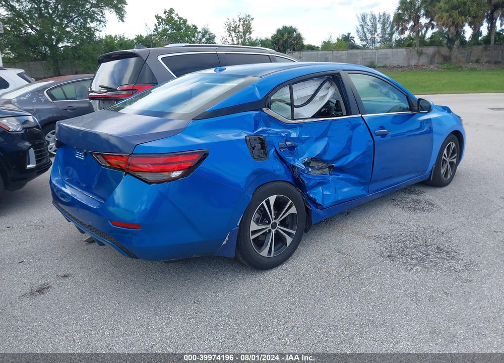 2022 NISSAN SENTRA VIN: 3N1AB8CV5NY220383