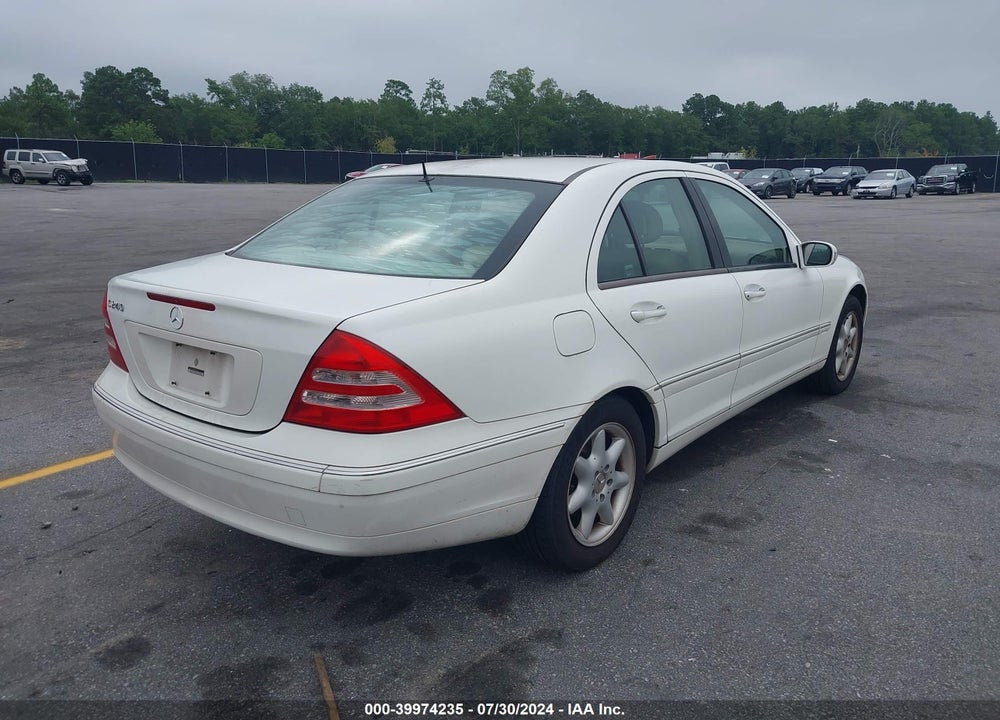 2003 MERCEDES-BENZ C 240 VIN: WDBRF61J63F305020