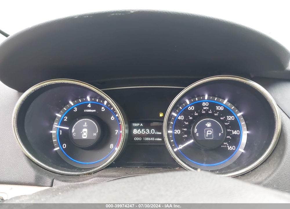 2013 HYUNDAI SONATA GLS VIN: 5NPEB4AC0DH554180