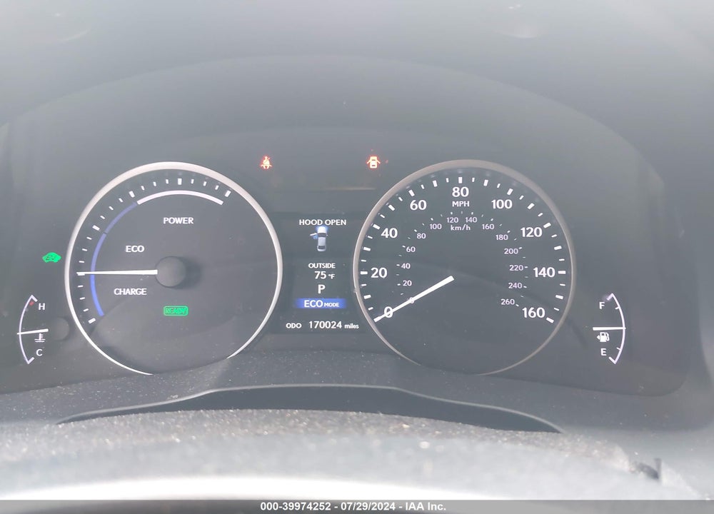 2014 LEXUS ES 300H VIN: JTHBW1GG4E2072166