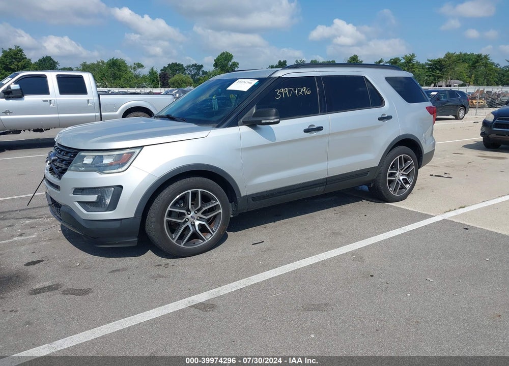 2016 FORD EXPLORER SPORT VIN: 1FM5K8GT0GGB03480