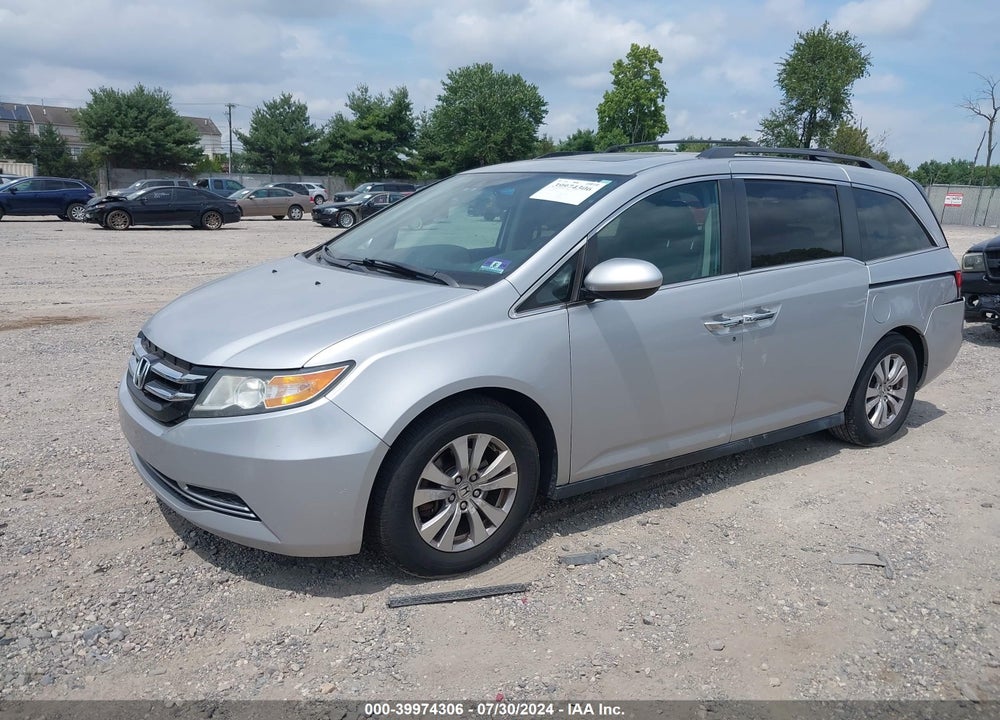 2014 HONDA ODYSSEY EX-L VIN: 5FNRL5H66EB002526